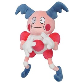 Sanei Boeki PP168 Pokémon All Star Collection Plush Toy, Mr. Mime, Size S, W 7.1 x D 3.9 x H 9.8 in (18 × 10 × 25 cm)