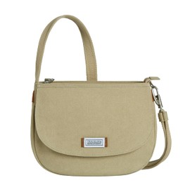 Travelon Unisex's Heritage Anti-Theft Saddle Crossbody, Natural