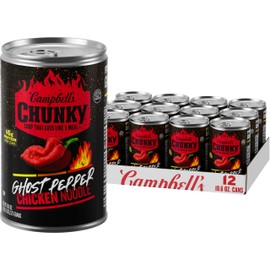 Campbell’s Chunky Soup, Ghost Pepper Chicken Noodle Soup, 18.6 oz Can (Case of 12)