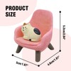 YouNuo Miniature Cat Figurines with Small Sofa - Resin Mini