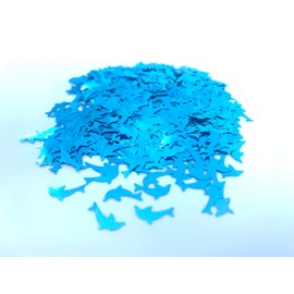 Dolphin Glitter Shape Solvent Resistant Glitter Lips for tumblers Polyester Nail Art Confetti for Summer (4oz)