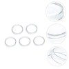KICHOUSE Glass Design Petri Dishes Flat Bottom 100mm High Borosilicate