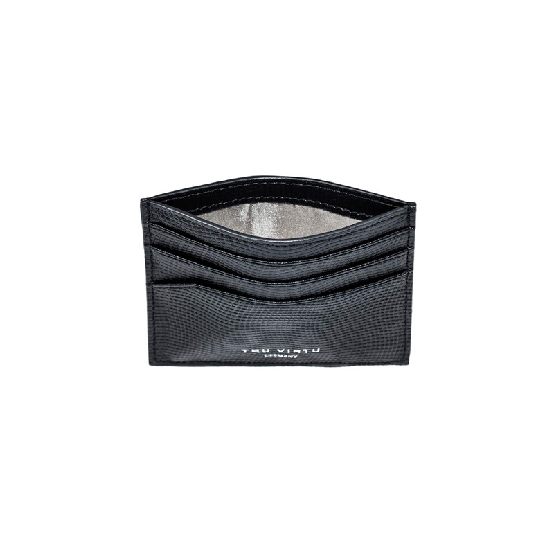 Tru Virtu® RFID / NFC Protection Wallet Soft, Lizard Black,