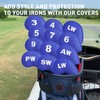 Golf Iron Headcovers Velcro Closure Printed Numbers Value 12 Pack,Golf