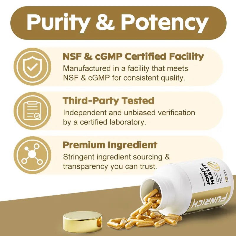 Joint Support Capsules – Glucosamine, Chondroitin, MSM, Turmeric – 120