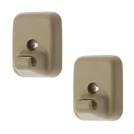 2 Clips De Sujeción para Visera De Sol Color Camello, Compatibles con Ford F-150 2009-2014. Reemplazo: Al3Z1504132Ab