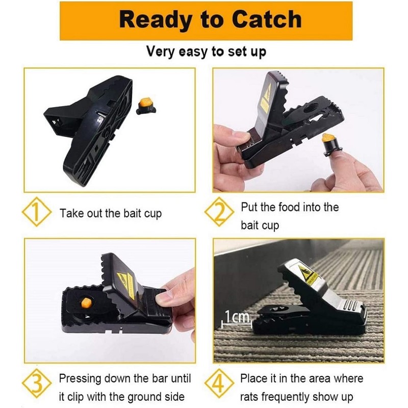 Feeke Mouse Traps, Mice Traps for House, Small Mice Trap