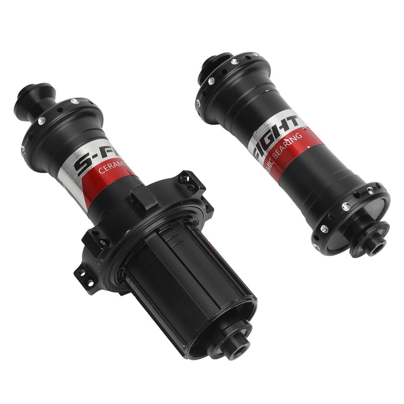 Bike Hub Ceramic 4 Sealed Bearings Front 18 Holes Rear