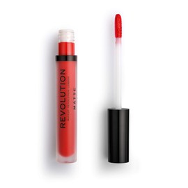 Makeup Revolution Cherry 132 Matte Lip, Red, 3 ml