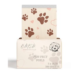Paw-Fect Foils Hair Salon Pop Up Foils, Aluminum Foil Sheets for Highlighting and Coloring, Salon Hair Foils, 5"x10.75", 500 Foil Sheets
