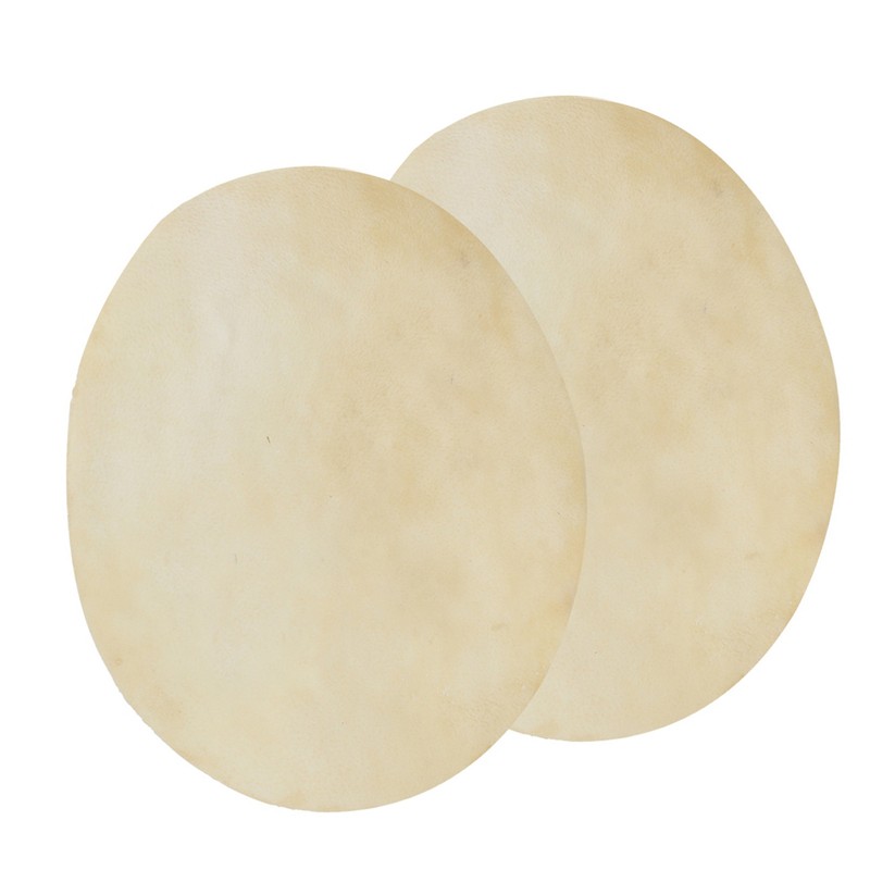 2pcs Drum Head Sheepskin Consistent Clear Sound for African Bongo