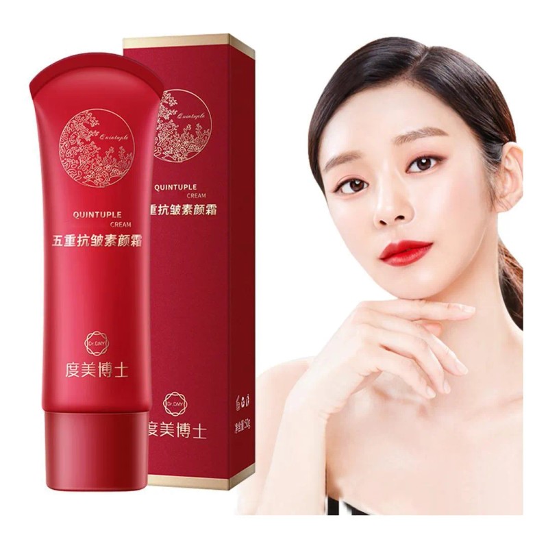 Crema Cinco Capas Hidratante Iluminadora Solar