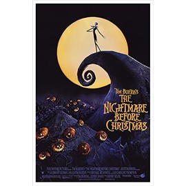 CINEMAFLIX The Nightmare Before Christmas - Tim Burton - Mini Poster - Measures 11 x 17 inches