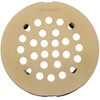 TRUSTMI 4-1/4 Inch Snap-in Shower Floor Drain Replacement Cover, Brushed