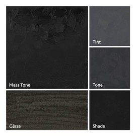 Tusc & Pine Artist Oil Paint - Ivory Black, 150 ml, Non-Yellowing, Rich & Creamy Consistency, Maximum Pigment Load, Small Batch Milled Oil Paints Made in the USA for Professional Artists