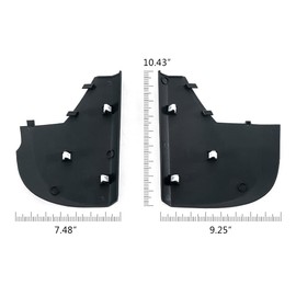 CHEDA Center Console Extension Panel Cover Cap Compatible with 2009 2010 2011 2012 DODGE RAM 1500/2010-2012 DODGE RAM 2500 3500