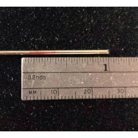 JewelryMaven 1" SOLID 18k WHITE Gold 16ga 16 gauge STRAIGHT wire USA Made 1/2 Hard Standard