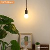 Zevnico 15ft Pendant Light Cord Socket, E26 Hanging Lamp Socket