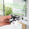 BOPai Elegant Suction Cup Soap Dish for Shower, Powerful Vacuum