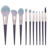 Juego de 10 brochas maquillaje, juego completo for principiantes