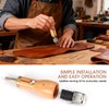 45PCS Leather Sewing Kit with Wooden Handle Awl Tool, Speedy