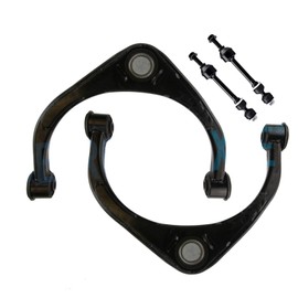 Detroit Axle - 4PC Front Upper Control Arms w/Ball Joints and Front Sway Bars for 2009 2010 2011 2012 2013 2014 2015 2016 2017 Dodge Ram 1500 4WD 4x4 Only