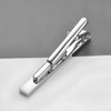 RunootPR Silver Piano Tie Clips for Men Unique Tie Bar