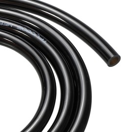 Rebower Polyurethane PU Pneumatic Air Tubing - 5mm x 8mm / 2m / Black