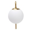 Nordic Modern E27 Glass Ball LED Wall Light Frosted Texture