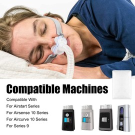 50pcs Cpap Filters,Disposable Filter Replacement Universal,Cpap Accessories Compatible with Resmed Airsense 10 S10 S9 Filter,Ultra-Fine Air Filters for Dust, Dirt, and PM2.5 Particles