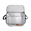 MASSIKOA Sugar Skull Flower Insulated Lunch Bag Lunch Box Cooler