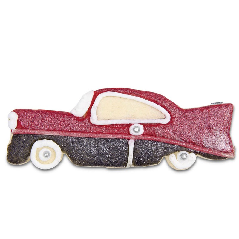 Staedter Chevy Embossing Cookie Cutter, 8 cm, Stainless Steel Silver,
