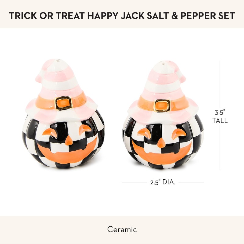 MACKENZIE-CHILDS Salt and Pepper Shaker Set, Ceramic Salt and Pepper