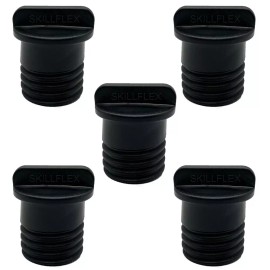Skillflex Light Socket Safety Cap Plug For String Lights, Recessed Lights, 5pk