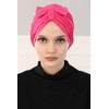 Aisha's Design Instant Turban with Bow for Women, 95% Cotton