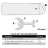 Westinghouse SL2P 7740600 52-Inch White Finish Replacement Fan Blade Arms,