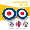 Vinyl Stickers (Set of 2) 7.5cm - RAF Roundel Symbol