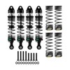 INJORA 88mm Oil Shocks with Progressive Springs for 1/16 Monster