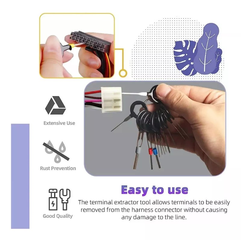 Songhua Herramientas De Eliminación Terminale Extractor De Pin 41pzs