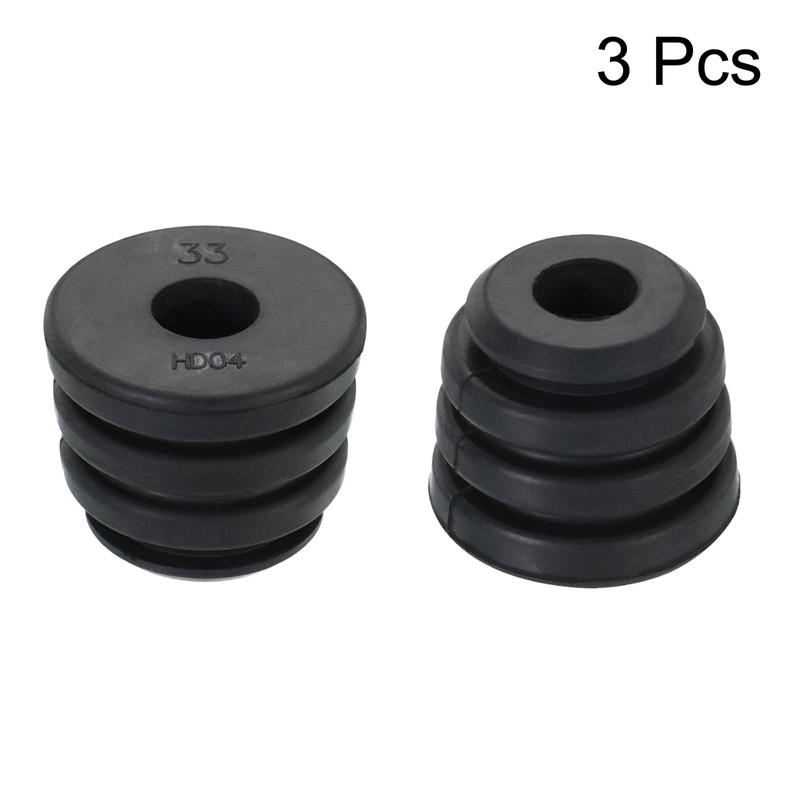 PATIKIL 31x26mm Compressor Rubber Feet Foot Foot Mount Anti-Vibration Pad