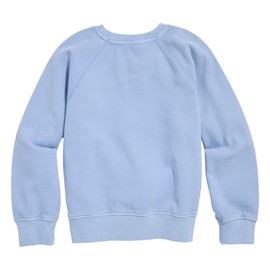 vineyard vines Girls' Raglan Crewneck Sweatshirt, Serenity Blue