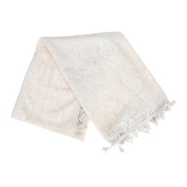 Mikinona Decorative Table Runner Crochet Tablecloth Geometric Shape Vintage Elegant