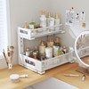 2-Pack Under Sink Storage Organizer, Large 2-Tier Elegant Mesh Pull