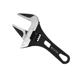 Short Adjustable Wrench | Large Opening | Various Sizes and Openings | Made of Chrome-Vanadium Steel