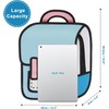 Kawaii Backpack Cute Cartoon 3D Jumping Style 2D Drawing Manga