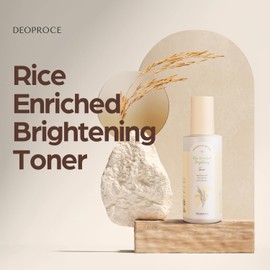 Deoproce Tónico Enriquecido Con Arroz: Cuidado Coreano De La Piel Con Agua De Salvado De Arroz Y Complejo De 8 Granos (200 Ml)