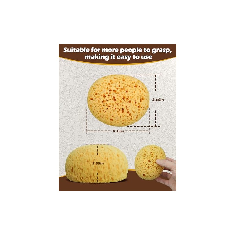 Knockdown Texture Sponges 4Pcs, Sponge for Patch/Repair Ceiling Drywall Wall,