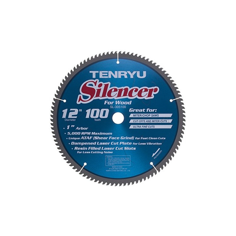 Tenryu SL-305100 12" 100 Tooth Carbide Blade