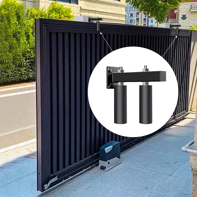 6" Slide Gate Guide Roller | Range 5.5in | Adjustable