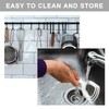BOLEXION White Poly Bone Dust Scraper, Meat & Fish Scraper,